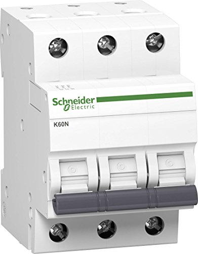 Schneider A9K01320 Leitungsschutzschalter K60N 3P, 20A, B Charakteristik, 6kA