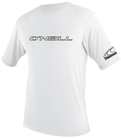 O'Neill Wetsuits Herren Rash Vest Basic Skins S/S Tee, White, M, 3402-025