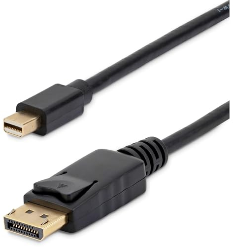 StarTech.com 1m Mini DisplayPort auf DisplayPort 1.2 Kabel - 4K x 2K UHD Mini DisplayPort auf DisplayPort Adapter Kabel - Mini DP auf DP Monitorkabel - mDP auf DP Konverterkabel (MDP2DPMM3)