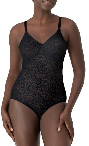 Bali Women’s Shapewear Firm Control Lace ‘N Smooth Built-in Bra Body Shaper Fajas DF8L10