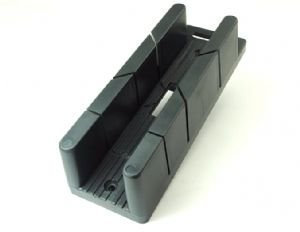 Linic UK Made Mitre Box Block, Mini Plus, 45 & 90 Degree Cut, 35mm x 38mm x 205mm. (W7088) Free UK Postage