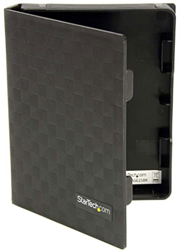 StarTech.com 2.5in Anti-Static Hard Drive Protector Case - Black (3pk) - 2.5 HDD protector black - 2.5 HDD protector (HDDCASE25BK)