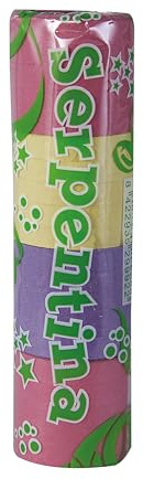 P'TIT Clown - Rouleau de Serpentin colorés - 3 m - Multicolore