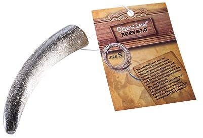 Chewies Corno di bufalo per cani – corno pieno di bufalo d'acqua – Giocattolo da masticare naturale – Cura dei denti e divertimento in 1 – Taglia S: per cani fino a 10 kg di peso corporeo