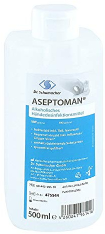 ASEPTOMAN alkoholische Händedesinfektion 500 ml