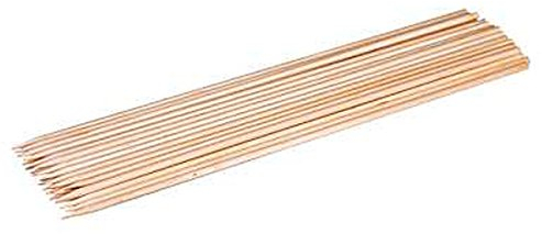 100 Grand Piques en Bois 30CM BROCHETTE Barbecue