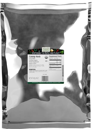 Frontier Co-op Organic Catnip, 1-Pound Bulk, Loved By Cats & Gardeners, Popular Tea Blend, Organic, Kosher