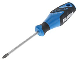 GEDORE Screwdriver Phillips PH2, 3-component handle, length 210 mm, Tool, 2160 PH 2, Steel