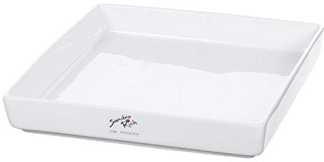 Schale Porzellanschale Kerzenschale Porzellan Quadrat Viereck SQUARE, 20 cm