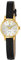 Festina Uhr Für Damen F20261/1 Outlet Gold Edelstahl Case SchwarzLeder Band
