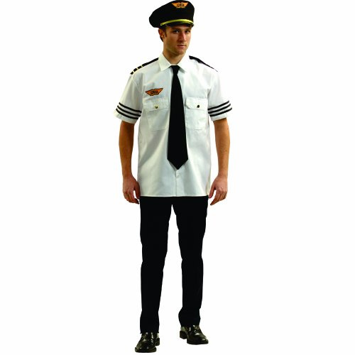 Dress Up America Costume de pilote adulte , Taille unique , Comme la Présentation , One Size