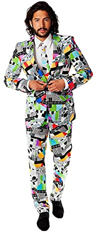 OppoSuits Designer Anzug Testival Kostüm Herren Gr. 54