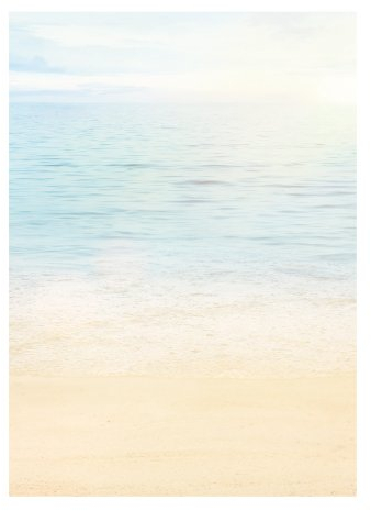 LYSCO Motiv Briefpapier (Meer-Strand-5013, DIN A4, 25 Blatt). Einseitig bedrucktes Briefpapier, sehr gut beschreibbar, Motivpapier für alle Drucker/Kopierer geeignet