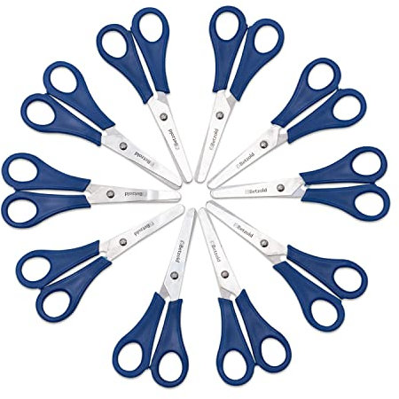Betzold - Bastel-Scheren aus Edelstahl - Bastelschere Schere Papierschere Gruppenset