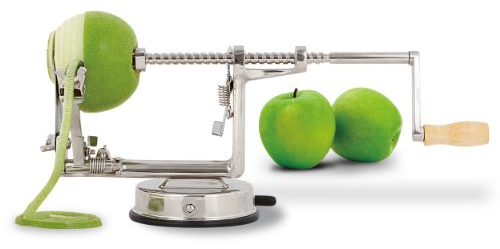 GreatGadgets Apfelschäler Deluxe, aus gehärtetem Aluminium, Vakuum-Saugfuß