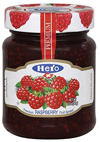 Hero Red Raspberry Premium Fruit Spread Preserve, 12 Ounce