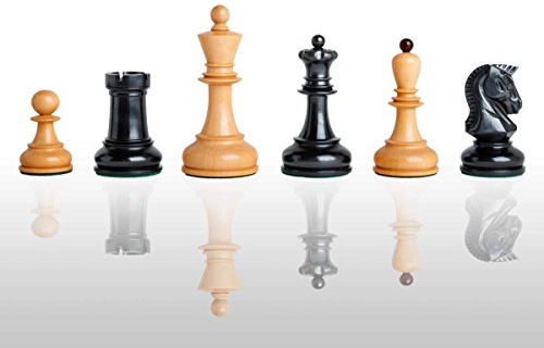 The Dubrovnik Chess Set - Pieces Only - 3.75 King (Ebonized Boxwood)