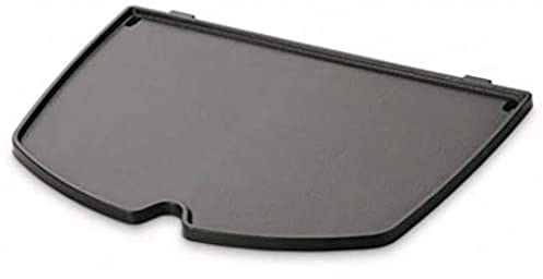 Weber - Stephen Products 6559 Natural Organic Porc CI Grillpfanne, Schwarz