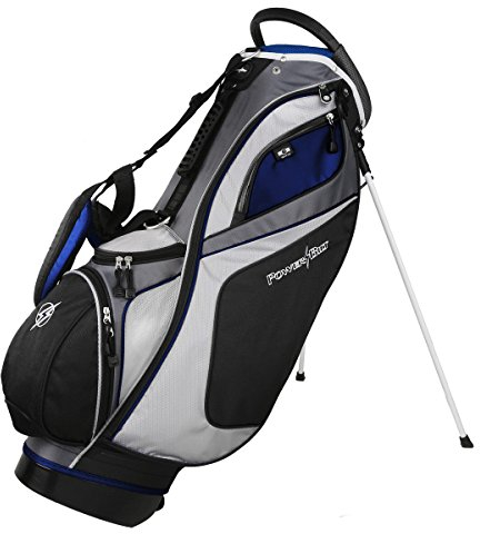 Powerbilt TPS Dunes 14-Way Black/Blue Stand Golf Bag (Black/Blue)