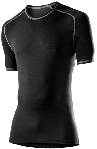 Löffler Functional Underwear Mens Short Sleeve Transtex Warm Shirt - 48, Black