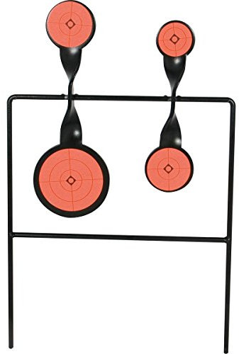 JACK PYKE - Zielscheibenständer mit drehbaren Doppel-Zielen - Schwarz