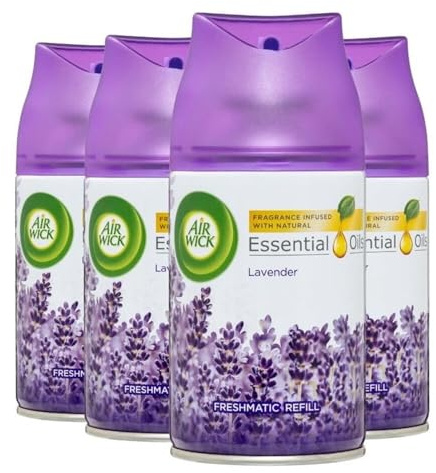 Air Wick Freshmatic Max Refill 250 ml - Purple Lavender Meadow, Pack of 8