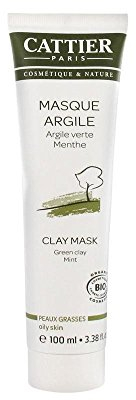 Cattier Organic Mint Green Clay Mask 100ml