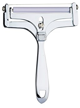 KitchenCraft Coupe Fromage avec Fil Ajustable, Acier Inoxydable (15 x 11 cm)