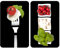 Herdabdeckplatte Universal Caprese 2er Set