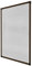 tectake® Insektenschutz Fenster, Fliegengitter Fenster Rahmen, Fenstergitter Alu Rahmen, Insektengitter, Fliegenschutz, Mückengitter Fenster, Fliegennetz - braun, 100x120 cm