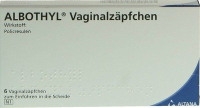 ALBOTHYL Vaginalzäpfchen 6 St