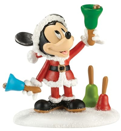 Department 56 Disney Village Ringing in the Holidays Accessory Figurine, 2.375 inch