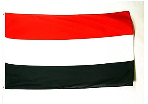 AZ FLAG - Flagge Jemen - 90x60 cm - Jemenitische Fahne 100% Polyester mit Messing-Ösen - 50g