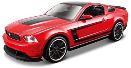 Maisto 1:24 Scale Assembly Line 2012 Ford Mustang Boss 302 Diecast Model Kit (Colors May Vary)