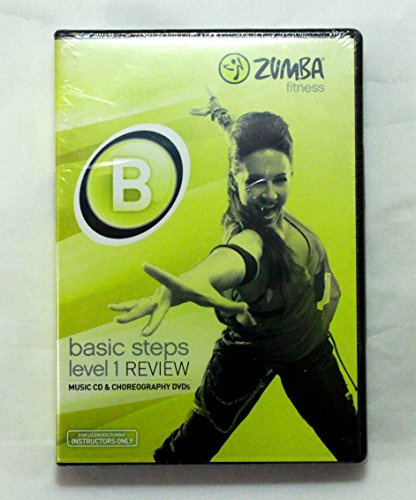 ZUMBA FITNESS (LICENSED INSTRUCTOR'S 4 DVD SET) BASIC STEPS LEVEL 1 REVIEW CHOREOGRAPHY/MUSIC