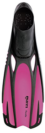 Mares Fluida Jr, Pinne da Snorkeling da Bambino e Bambina a Scarpetta Chiusa, Rosa, 27