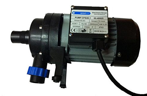 Steinbach Filterpumpe CPS40-1, nicht selbstsaugend, 230 V/200 W, Q= 75 l/min, max. Pumphöhe 6,5 m, 040925