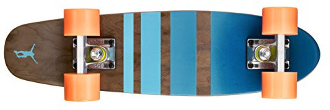 Ridge Skateboards Maple Mini Dark Dye - Longboard, Color Naranja, Talla 22-Inch