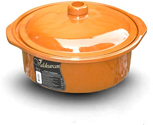 Valdearcos Spanish Terracotta Casserole Dish/Stew Pot/Dutch Oven - 4.5 Litre Capacity