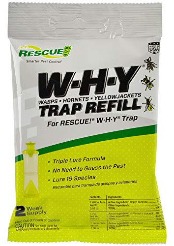 RESCUE! Non-Toxic Wasp, Hornet, Yellowjacket Trap Attractant Refill, 2 Weeks