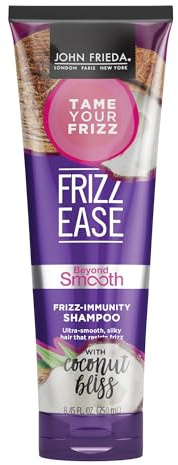 John Frieda Frizz-Immunity Shampoo with Pure Coconut Oil - Prevents Frizz and Anti-Humidity, 8.45 Ounces
