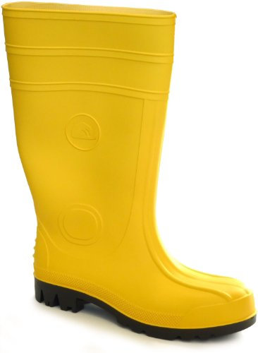 Gummistiefel Euromaster S5 mit Stahlkappe und Durchtrittschutz 39,Gelb