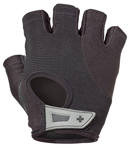 Harbinger Power Fitness Handschuh Damen, Gewichtheber Handschuhe, Waschmaschinengeeignet, Schwarz