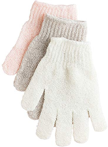 Urbana Exfoliating Gloves for Shower, Bath, and Cleansing – Assorted Colors, 1 Pair