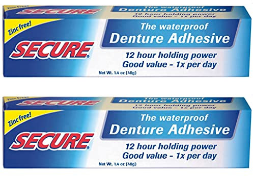 Secure Denture Bonding Cream, 1.4 Ounce - 2 per case.