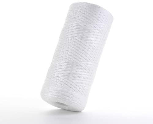 Hydronix SWC-45-1001 Universal Whole House Sediment String Wound Water Filter Cartridge 4.5 x 10 - 1 Micron