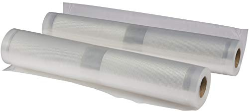 NESCO VS-04R Two 11 x 20' Vacuum Sealer Rolls for Custom-sized Vacuum Sealer Bags Compatible with Nesco vacuum sealers and other brands