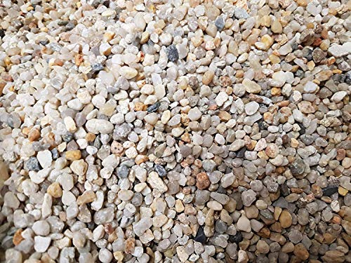 Grava para acuario, de 1 hasta 30 kg, fabricada en Alemania, arena de cuarzo, grano redondeado, 3-6 mm