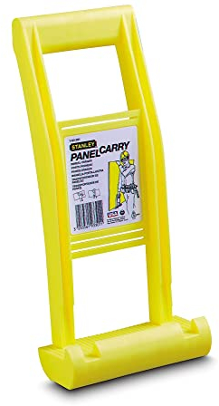 STANLEY 1-93-301 Poignée De Transport Pour Cloison - En Plastique Longue Durée De 355Mm Pour Une Portée Supérieure - Poignée Inclinée - Corps Synthétique Léger Et Résistant - Poignée Ergonomique