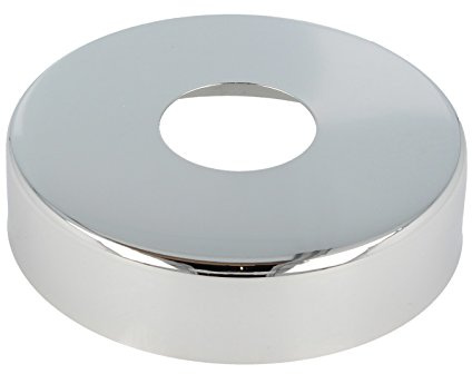 tec kran rosett (3/4) Ø 27 mm x Ø 80 mm x höjd 20 mm, mässing förkromad